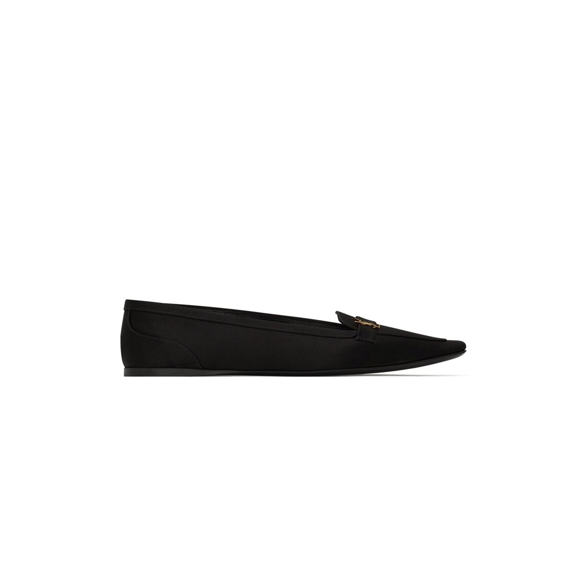 YSL POPPY BALLERINAS IN SATIN CREPE 8192169QAB11000 YSL POPPY BALLERINAS IN SATIN CREPE 8192169QAB11000
